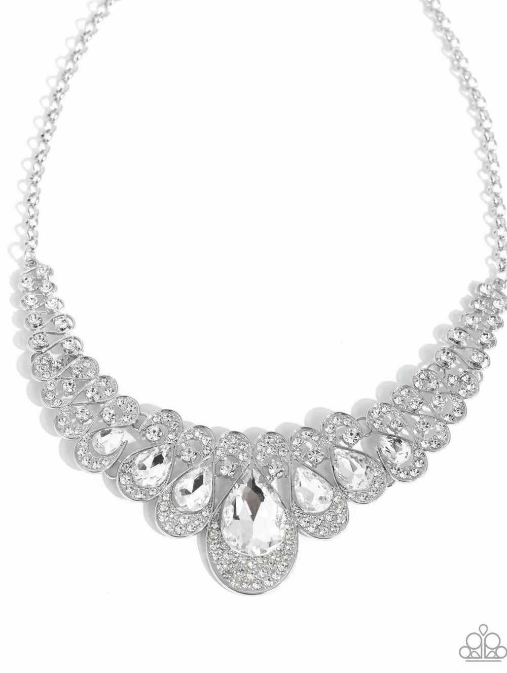 2/$10 Paparazzi Infinite Idol - White Necklace